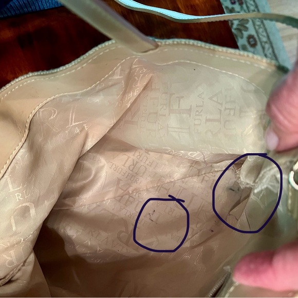 Furla woven tote with Dust bag - Picture 6 of 10